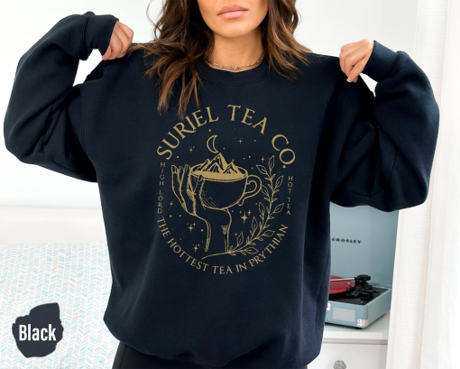 Suriel Tea Co Sweatshirt, Acotar Tea Sweater, Bookish Sweat, SJM Shirt, A Court Of Thorns And Roses Sweater, Suriel Tea Hoodie Gifts – TC018