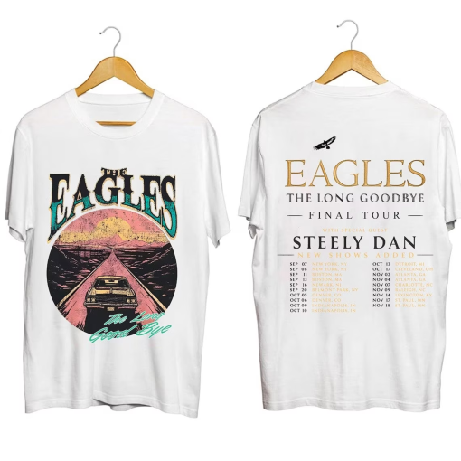 The Eagles The Long Goodbye Tour 2023 Shirt, The Eagles Band Fan T Shirt