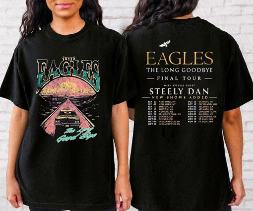 The Eagles The Long Goodbye Tour 2023 Shirt, The Eagles Band Fan T Shirt