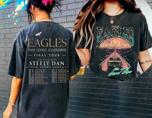 Eagles The Long Goodbye 2024 Tour Shirt, The California Concert T-shirt, Music Tour 2023 Shirt, The Eagles Band Fan T Shirt