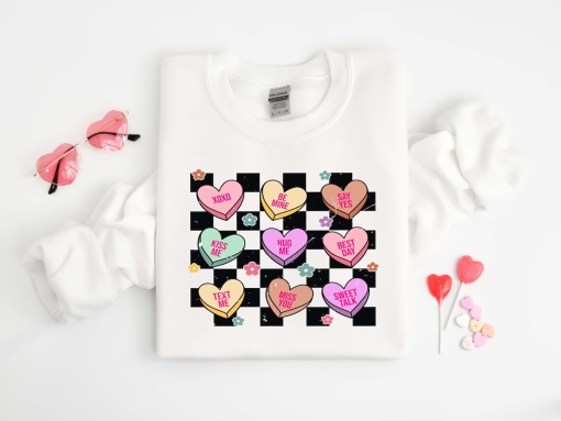 Be Mine Sweatshirt, Conversation Hearts Shirt, XOXO Sweatshirt, Valentines Day Shirt, Couple Shirt, Gift For Her, Gift For Valentine