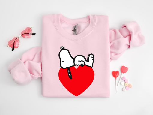 Snoopy Valentine Shirt, Cute Valentine Sweatshirt, Snoopy Valentine’s Day Love Hearts Shirt, Snoopy Shirt, Snoopy Love Shirt, Couple Shirt