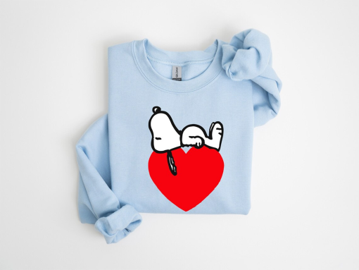 Snoopy Valentine Shirt, Cute Valentine Sweatshirt, Snoopy Valentine’s Day Love Hearts Shirt, Snoopy Shirt, Snoopy Love Shirt, Couple Shirt