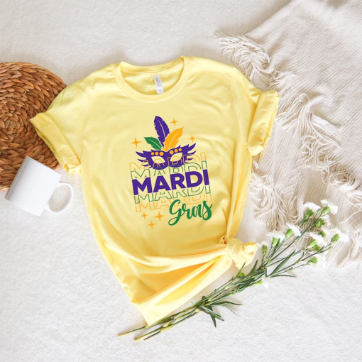 Mardi Gras Party Shirt,fleur de lis Shirt, Fat Tuesday Shirt,Flower de luce Shirt,Louisiana Shirt,New Orleans Shirt,Womens Mardi Gras Shirt