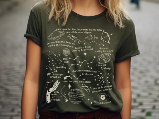 Space Themed Swiftie Lyrics Shirt, Swift Astrology Shirt, Swiftie Song Lyrics Shirt, Swiftie Zodiac, Swiftie Space, Swiftie Eras Tour Merch