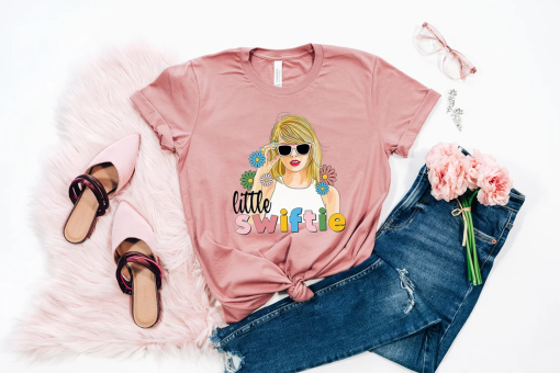 Little Swiftie Sweatshirt, Taylor Little Swiftie Sweater, Floral Swiftie Sweatshirt, Album Merch Sweater, Taylor Swiftie T-Shirt