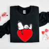 Kissing Snoopy Valentine Shirt, Cute Valentine Shirt, Snoopy Valentine’s Day Love Hearts T-shirt , Snoopy Shirt, Snoopy Love Sweatshirt