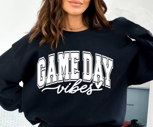 Game Day Vibes, Game Day, Football, Game Day T-Shirt, Football Mom, Sports T-Shirt, Game Day Vibes T-Shirt