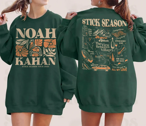 Vintage Stick Season Sweatshirt, Noah Kahan Shirt, Country Music Shirt, Noah Kahan Tour, Noah Kahan Stick Season Sweatshirt