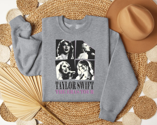 Taylor The Eras Tour Sweatshirt, Swiftie Merch Hoodie, Vintage The Eras Tour 2023, Midnights Concert Shirt Tour 2023 Sweatshirt