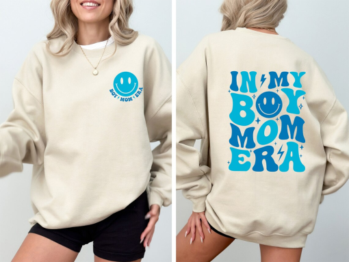 In My Boy Mom Era Sweatshirt, Boy Mama Comfort Colors Tshirt, Boy Mom Club, Boy Mom Tshirt, New Mom Gift, Gender Reveal, Expecting Mom Gift