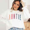 Auntie & Me Sweatshirts – Auntie And Auntie’s Favorite Multi – New Aunt To Be – Matching Top – Gift From Sister – Unisex Crewneck Sweatshirt