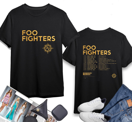 Retro Foo Fighters Tour Shirt, Foo Fighters World Tour 2024 Unisex Hoodie Sweatshirt