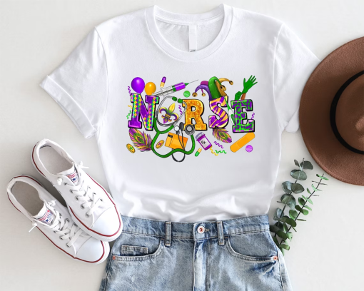 Mardi Gras Nurse Shirt, Mardi Grass Carnaval Shirt, Mardi Gras Shirt, Mardi Grass Festival Shirt, Mardi Gras Nurse Sweatshirt, Nurse Shirt