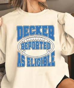 Detroit Lions Decker Reported As Eligible Crewneck…