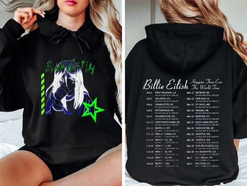 Billie Eilish Happier Than Ever The World Tour Shirt