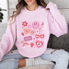 Valentine Heart Sweatshirt for Women – Cute Valentine’s Day Shirt, Cozy Valentine Sweater, Romantic Crewneck Top, Love Sweatshirt