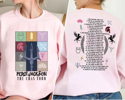 Percy Jackson and the Olympians Eras Tour Sweatshirt, Greek Mythology Shirt, Rick Riordan Bookish Shirts, Book Lover Gifts