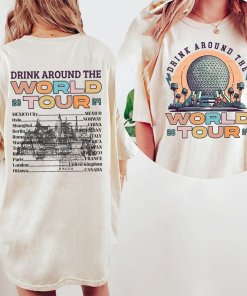 Retro Epcot Drink Around the World Tour…