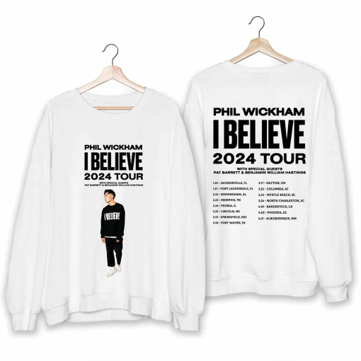 Phil Wickham I Believe Tour 2024 Shirt, Phil Wickham Fan Shirt, Phil Wickham 2024 Concert Shirt, I Believe Tour 2024 Shirt