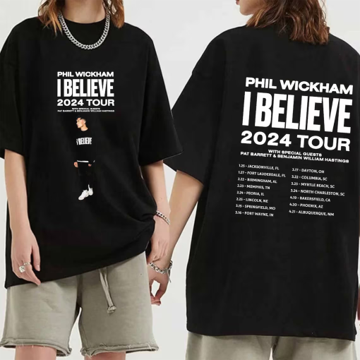 Phil Wickham I Believe Tour 2024 Shirt, Phil Wickham Fan Shirt, Phil Wickham 2024 Concert Shirt, I Believe Tour 2024 Shirt