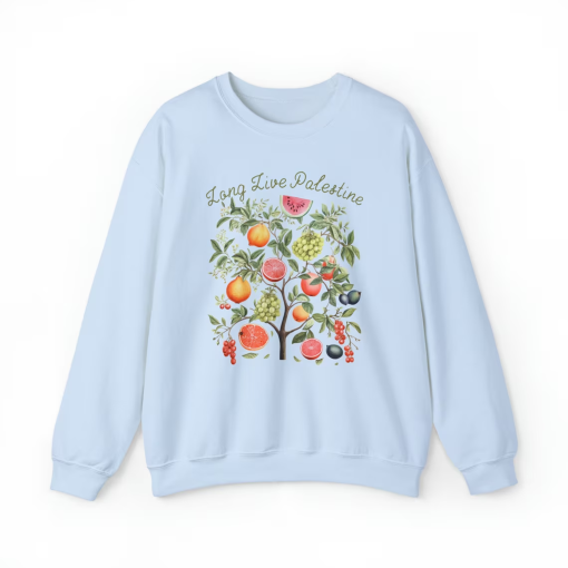 Fruits of Palestine Sweatshirt Watermelon Sweatshirt Fruit Sweatshirt Plaestine Olive Tree Palestine Sweatshirt Fig Sweatshirt Palestine