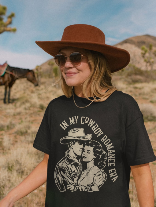 Bookish Cowboy Romance Era Shirt | Country Book Club T-Shirt Western Book Lover Smut Reader Spicy Books Chestnut Springs Dark Romance Merch