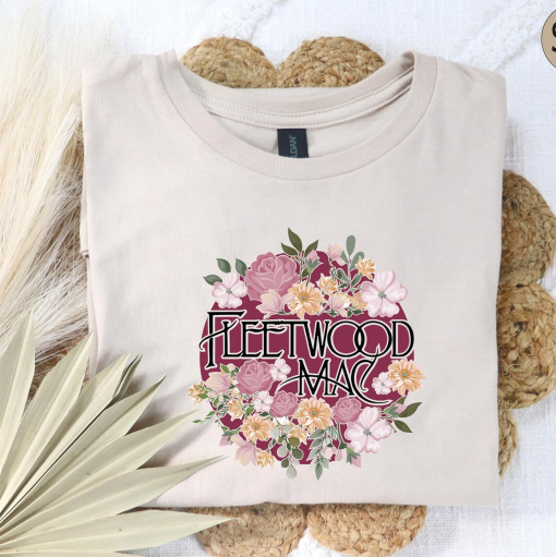 Fleetwood Mac Sweatshirt, Fleetwood Mac Shirt, Stevie Nicks Hoodie, Floral Sweatshirt, Fleetwood Mac T shirt, Fangirl Gifts, EU5043