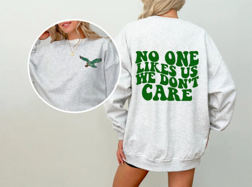 Philly Eagles Logo Crewneck Sweatshirt / Noone likes us, we don’t care *Free Shipping*