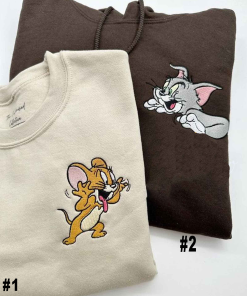 Tom & Jerry – Emboroidered Sweatshirt