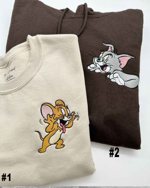 Tom & Jerry – Emboroidered Sweatshirt