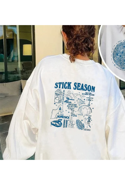 Vintage Stick Season 2023 Sweatshirt, 2 SIDES Noah Kahan Shirt, Country Music Shirt, Noah Kahan Tour, Noah Kahan Stick Season Sweatshirt