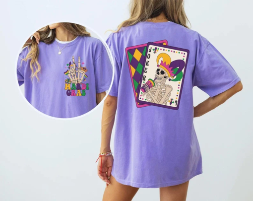 Skeleton Mardi Gras shirt, Purple Mardi Gras, Mardi Gras Celebration Shirt, Mardi Gras Carnival Shirt, Mardi Gras Tees, Mardi Gras Outfit