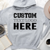 Custom Logo Design, Company Logo, Team Logo, Personalized Logo Sweatshirt, Your Logo Here, Your Text Here, Create Your Graphic Logo Hoodies