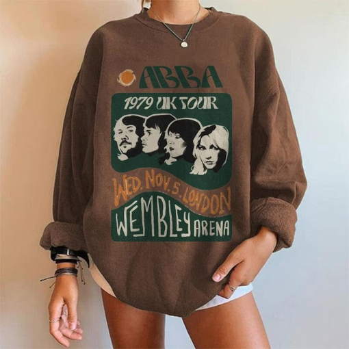 Retro A.B.B.A Sweatshirt, Gift For Fan, Abba Oversized Hoodie, Abba Concert Tee, 1979 Donna and the Dynamos Mama Mia Movie Unisex Shirt