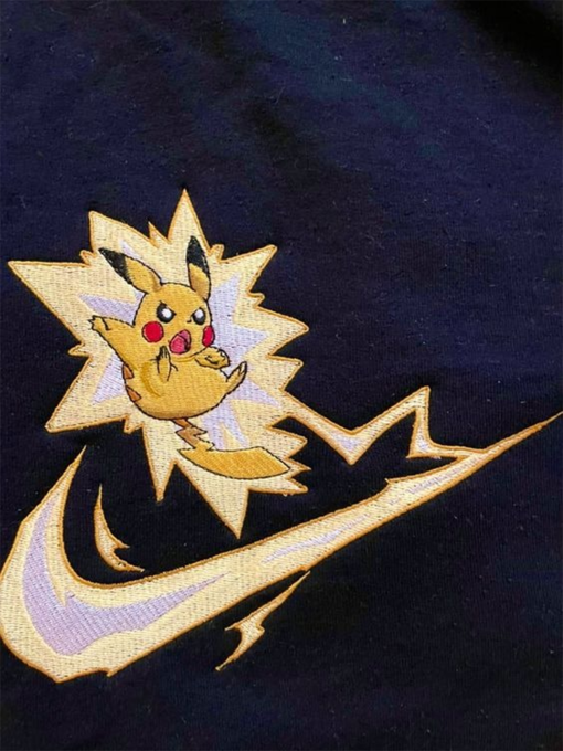 Pikachu Embroidered Shirt