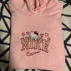 Vintage Swoosh Sweatshirt Embroidered Sweatshirt Embroidery