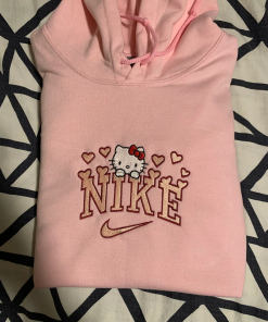 Hello Kitty Embroidered Sweatshirt | Cute Cat…