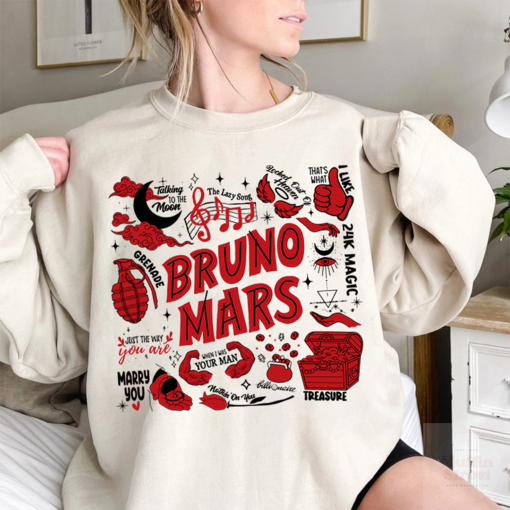 Bruno Mars Shirt, Bruno Mars Merch Shirt