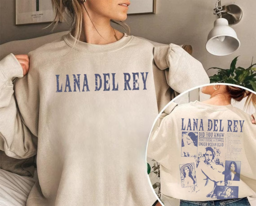 Lana Del Rey 2 Sides Hoodie, Vintage LANA Del Rey Merch, Oversized Shirt Lana Del Rey, Ultraviolence RETRO Lana Del Rey Band Gift For Fans