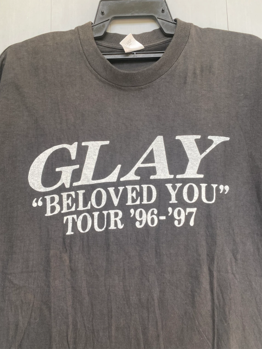 Vtg 90s Japanese Power Pop Band GLAY Tour T Shirt