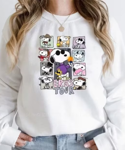 Swift Eras Tour Snoopy Shirt For Swifties