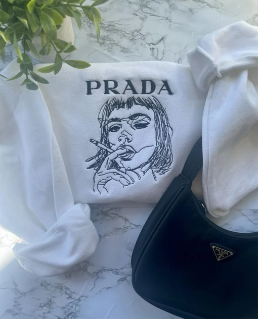 P.R.A.D.A  Girl Embroidered sweatshirt and Hoodie