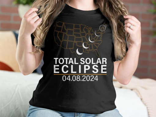 America Totality Spring 4.08.24 Total Solar Eclipse | Total Solar Eclipse 2024 Themed Graphic Clipart | svg pdf png jpg | Instant Download