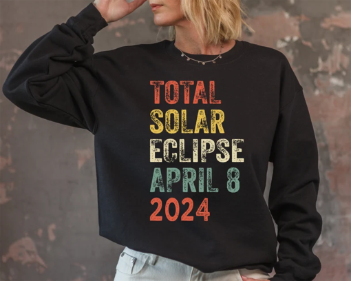 Total Solar Eclipse April 8 2024 SVG, Eclipse Tee, April 8th Souvenir, Astronomy Gift, Solar Eclipse 2024, spring april 8th, Cut File Svg