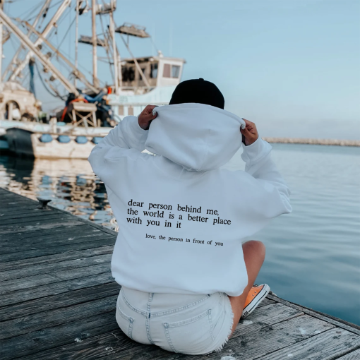 Dear Person Behind Me Hoodie, Aesthetic Oversized Sweatshirt, Person Behind Me Sweatshirt, Aesthetic Be Kind Sweatshirt, Mental Health