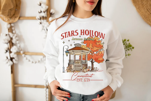 Stars Hollow Shirt, Stars Hollow Tshirt,Vintage Stars Hollow T-Shirt: Gilmore Girls Collector’s Tee,Stars Hollow Gilmore Girls Retro Apparel