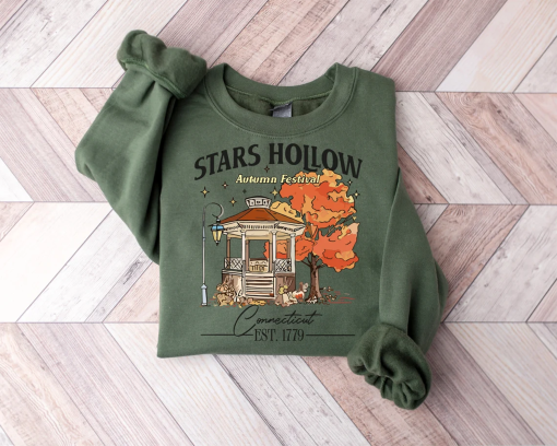 Stars Hollow Shirt, Stars Hollow Tshirt,Vintage Stars Hollow T-Shirt: Gilmore Girls Collector’s Tee,Stars Hollow Gilmore Girls Retro Apparel