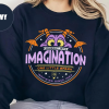 Vintage Figment Dragon Comfort Colors Shirt, Create your own magic, Epcot International Festival Of The Arts 2024 Shirt, Epcot Family Shirts