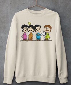 Vintage Style Crewneck Sweatshirt/ The Beatles/Cartoon